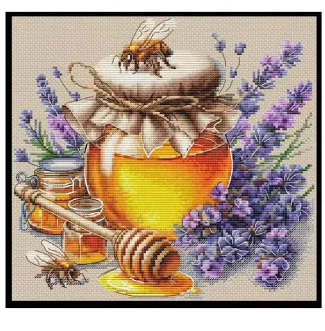 Flowers and honey Top Quality Cross Stitch Kits