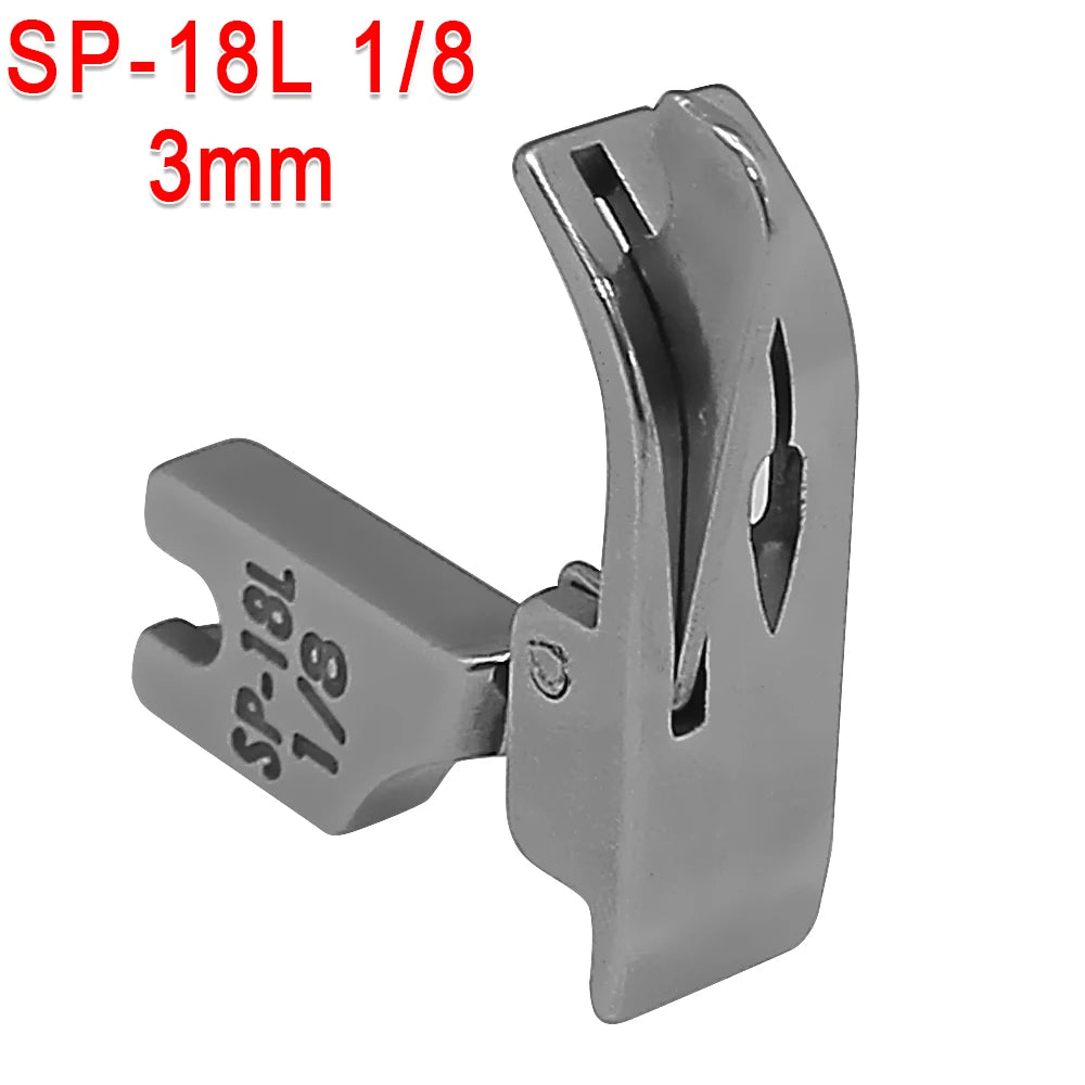 Steel Left / Right Edge Guide Presser Foot #SP-18 1/2 1/4 3/16 1/8 1/16
