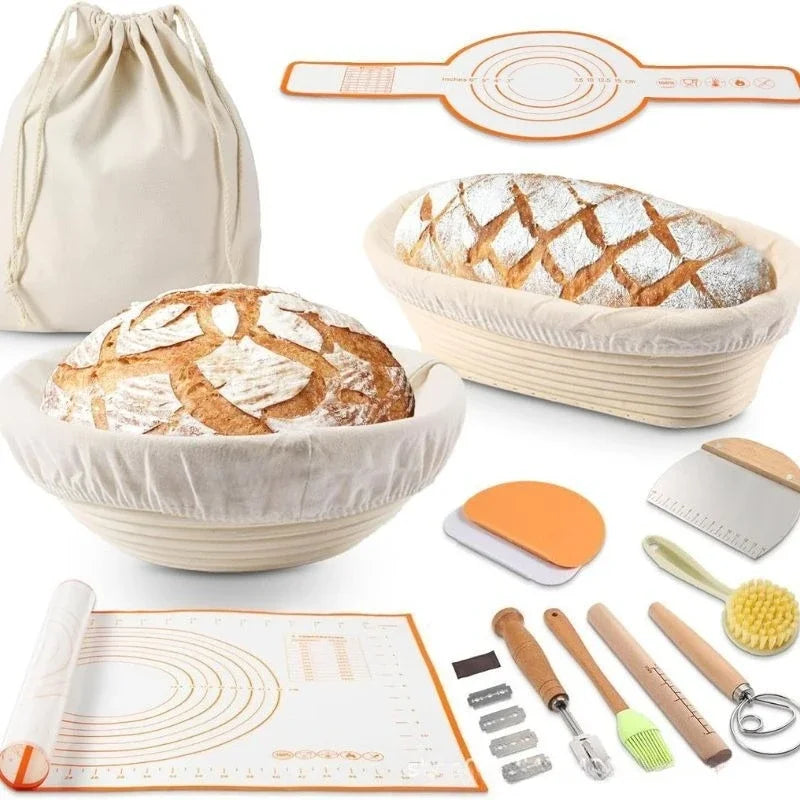 Sourdough Banneton Bread Baking Supplies Kit