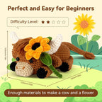 Crochet Kit Highland Cow