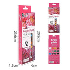 12 Color Acrylic Paint Set