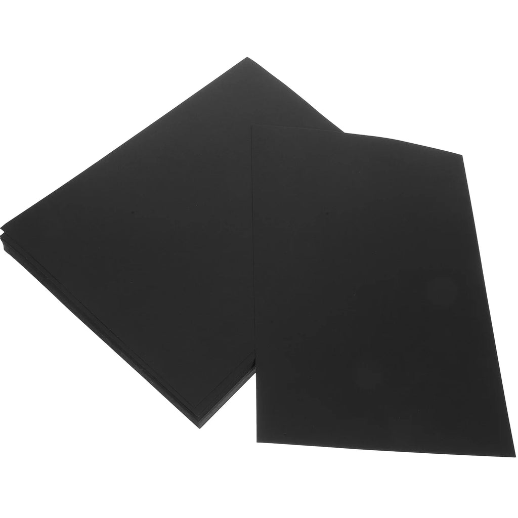 50pcs Black Cardstock Paper