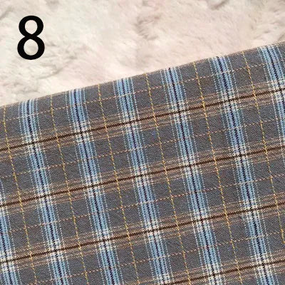 50x70cm yarn-dyed first dye woven cotton plaid brocade