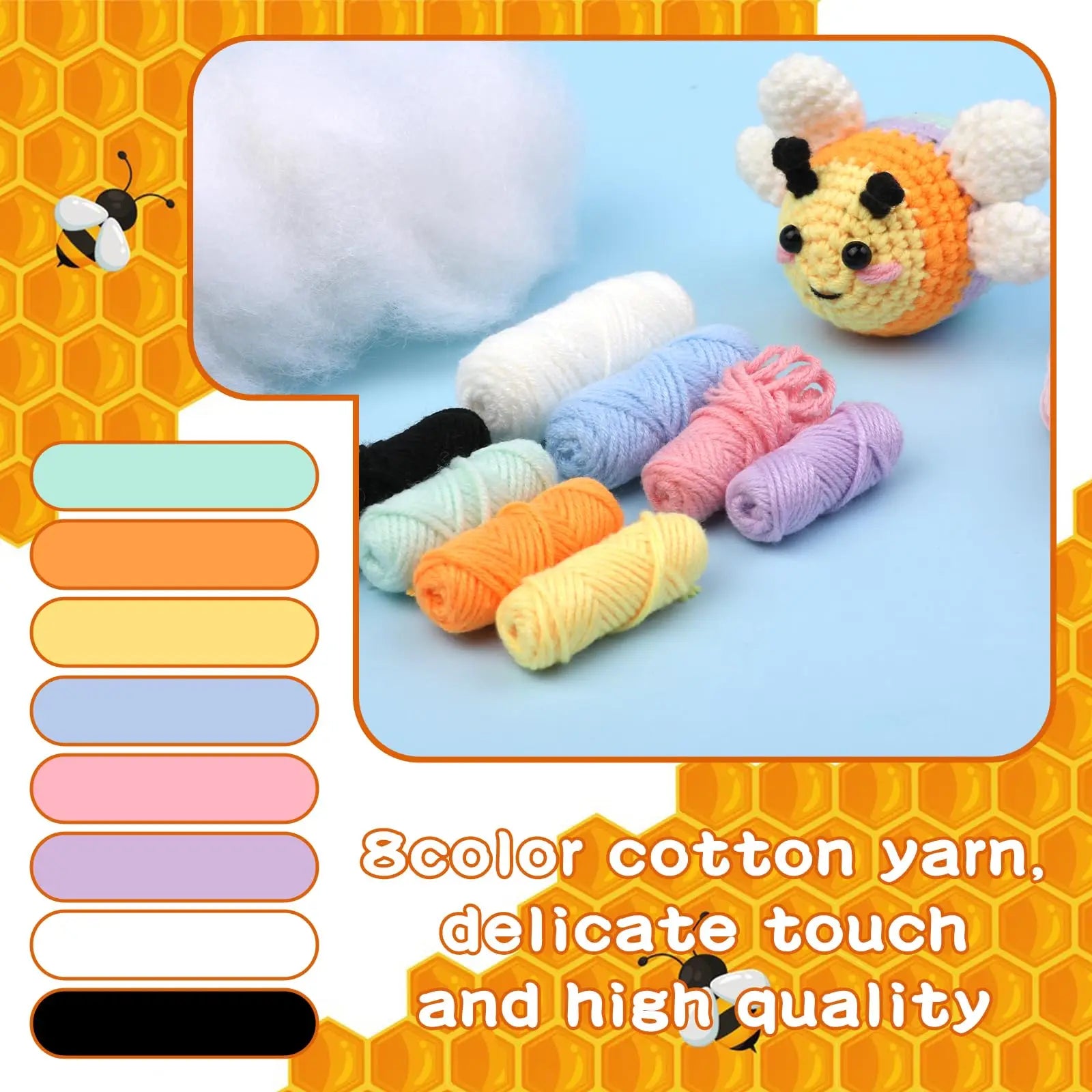 Crochet Animal Kit Bee