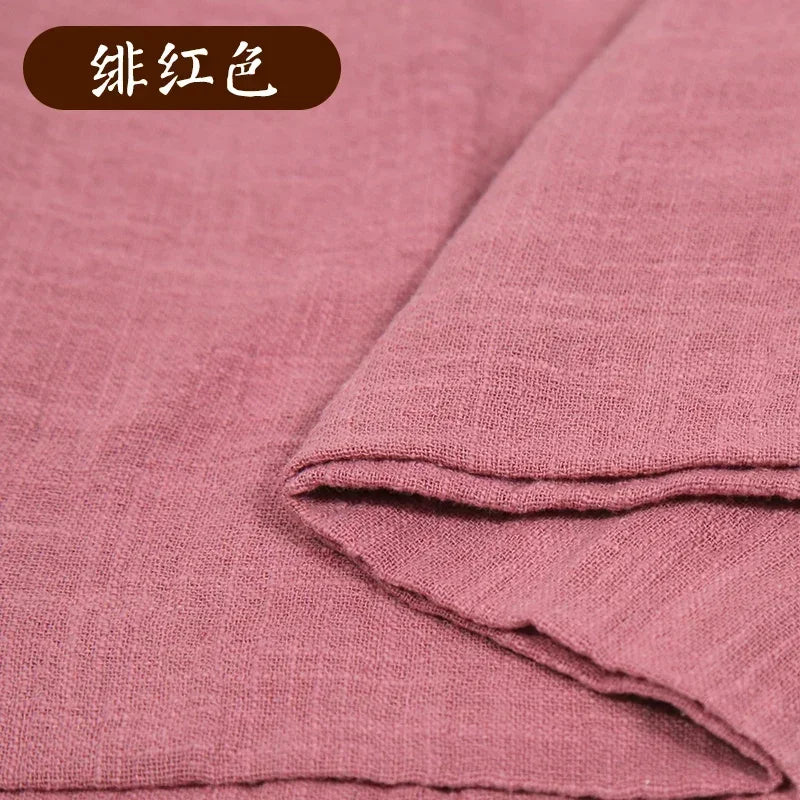 Soft Thin Linen Cotton Fabric