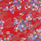 Japanese Style Kimono Bronzed Cotton Fabric