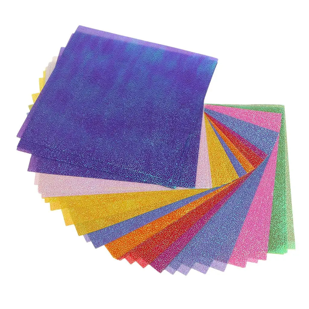50 Pcs Scrapbooking Pearlescent Paper Cardstock