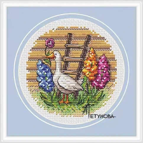 1857 Cross Stitch Set Chinese Cross