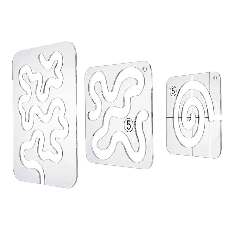 Quilting Templates for Machine Quilting -Free Motion Quilting