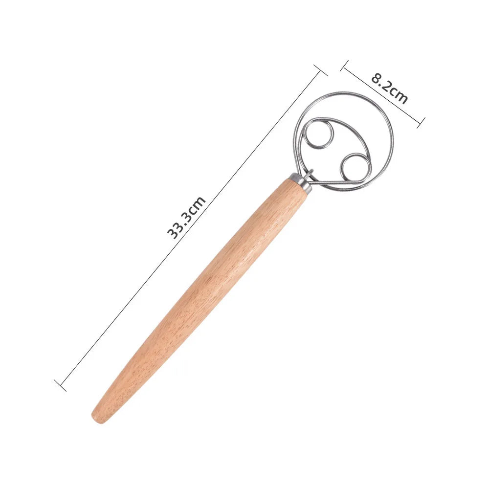 1-pc Danish Dough Whisk - Stainless Steel