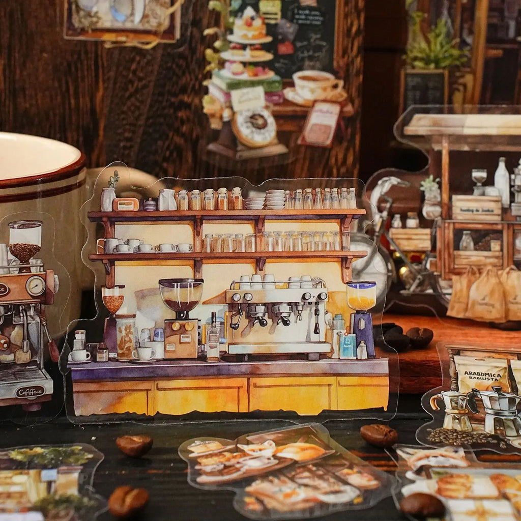 30pcs/1lot kawaii Stationery Sticker Resting leisurely