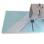 Motion Quilting Slider Mat Grid Marked Diagonal Tool For Presser Foot Sewing Line Drawing Tool 12 x 20 with Tacky Back