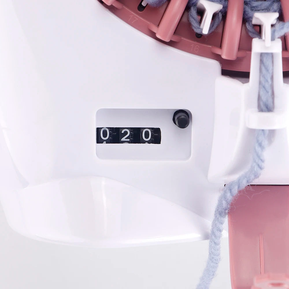 Professional 22 Needles Knitting Machine Kit (Penguin shape) Row Counter