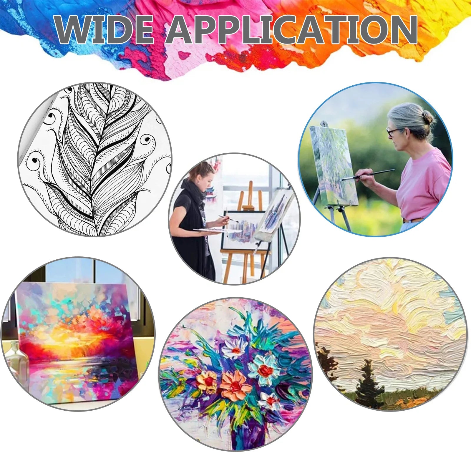 50pcs Black Cardstock Paper