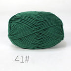 50g Milk Cotton Crochet Yarn 4ply