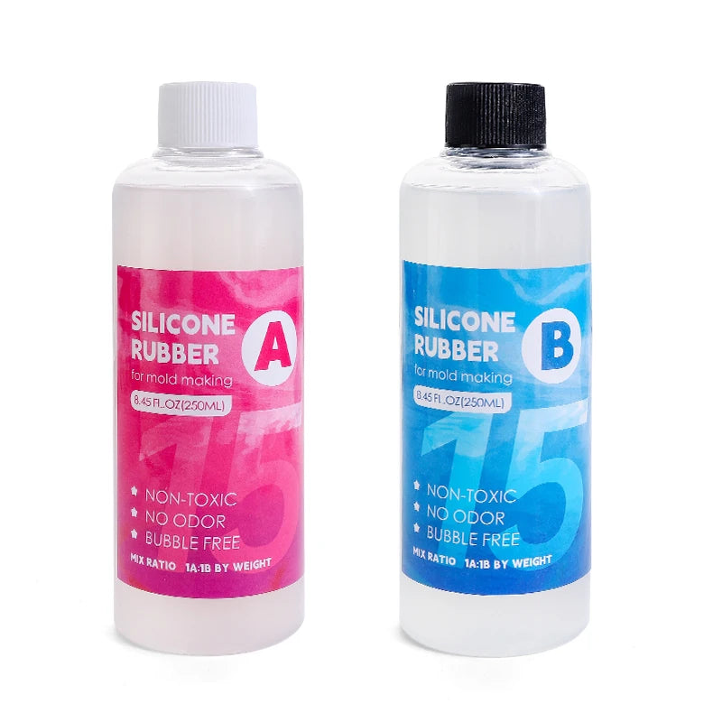 Fast Cure Translucent Silicone Rubber Non-Toxic Liquid Mold Making Silicone