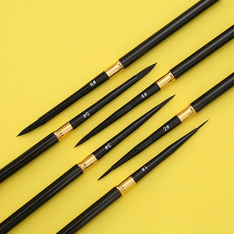 Round tip detachable Travel Paintbrush