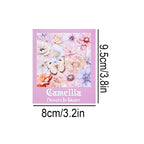 60 Pieces Plant Flower Pattern PET Stickers