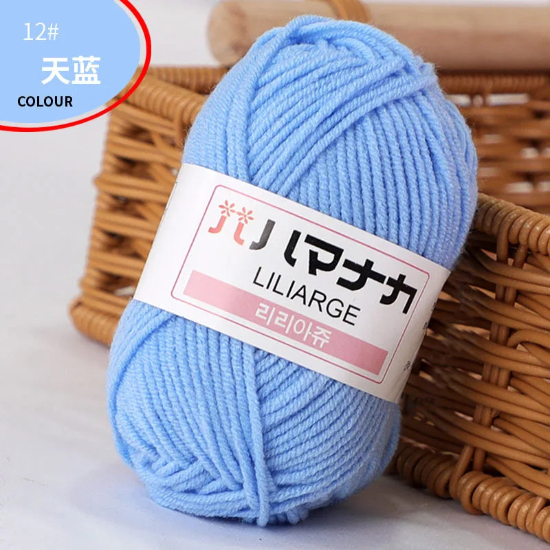 Milk cotton thread