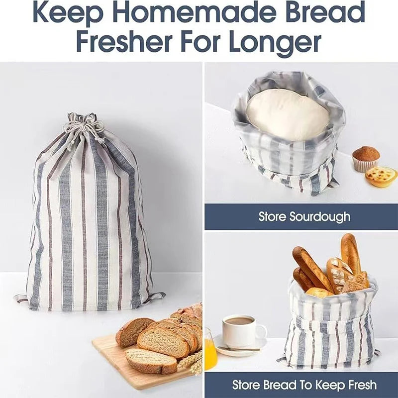 Reusable Linen Cotton Beeswax Bags