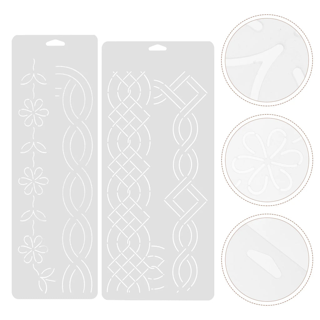 2Pcs Quilting Template