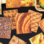 50sheets Memo Material Retro Food Pattern Craft Paper