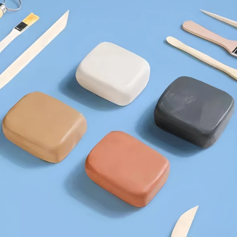 Soft polymer clay, non-burning white clay