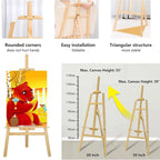Easel Stand 59’ Canvas Easel for Painting