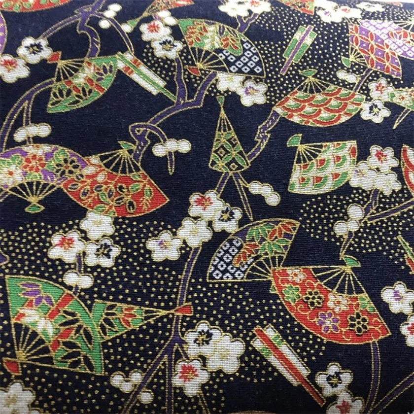 Japanese Style Kimono Bronzed Cotton Fabric