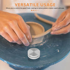 Ceramic Pottery Turntable for Sculpting Clay Aluminum Rotating Base Platform