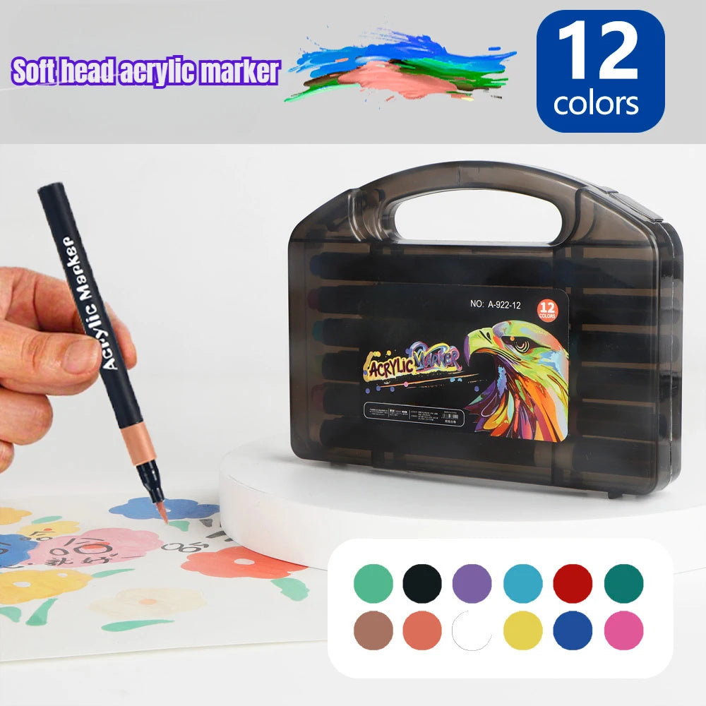 12/24/36/48 Colors Art Acrylic Markers