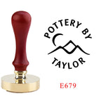 Custom Pottery Stamp for Clay Logo Design Personalized Customized Stamp
