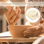 Pottery Tools Chamois for Smoothing Pot Rim