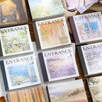 100 sheets/book, materials for seasonal scenery patterns