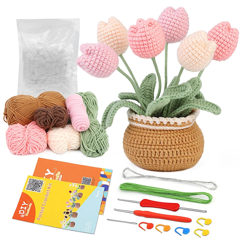 Crochet Flower Kit