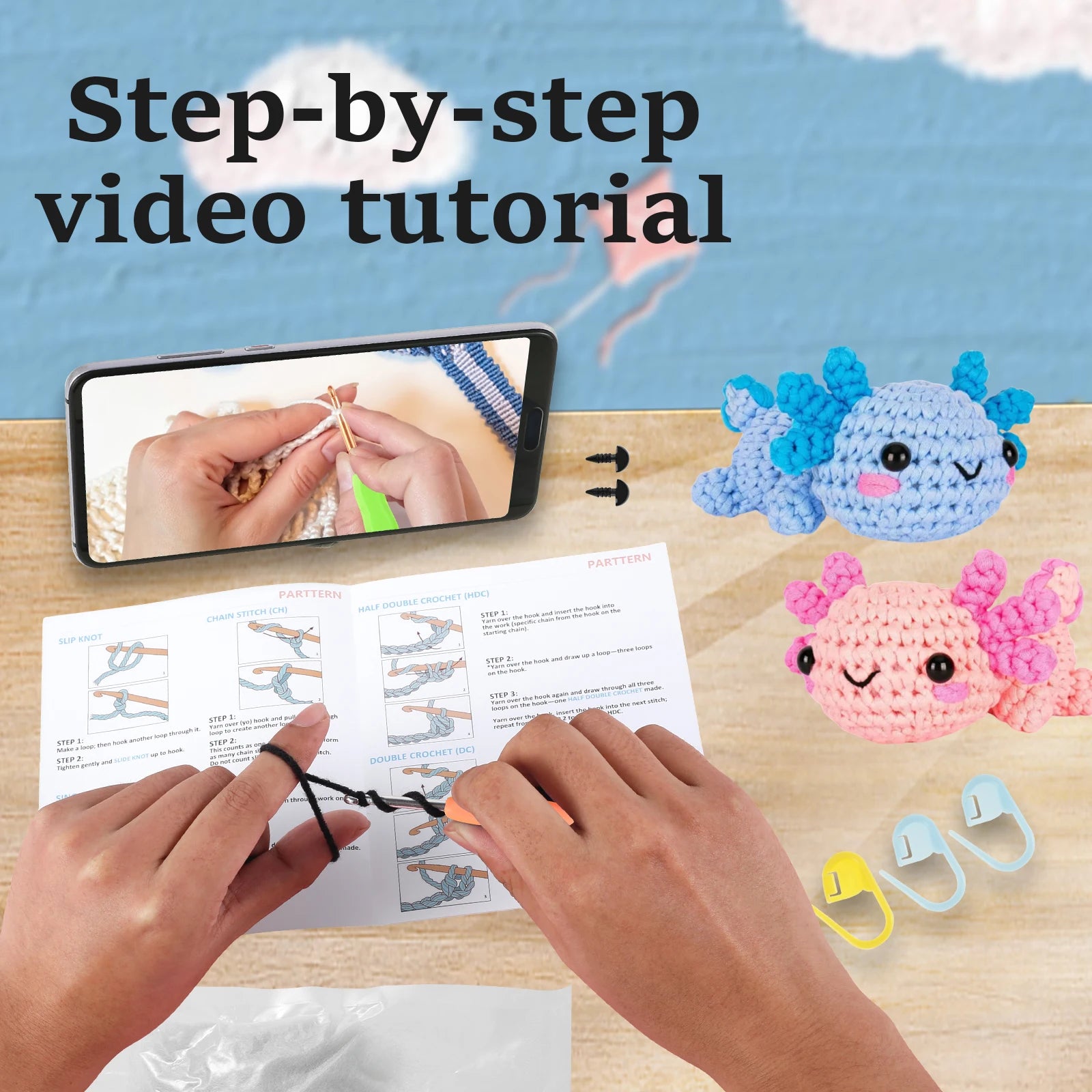 Crochet Kit Adorable Elephant