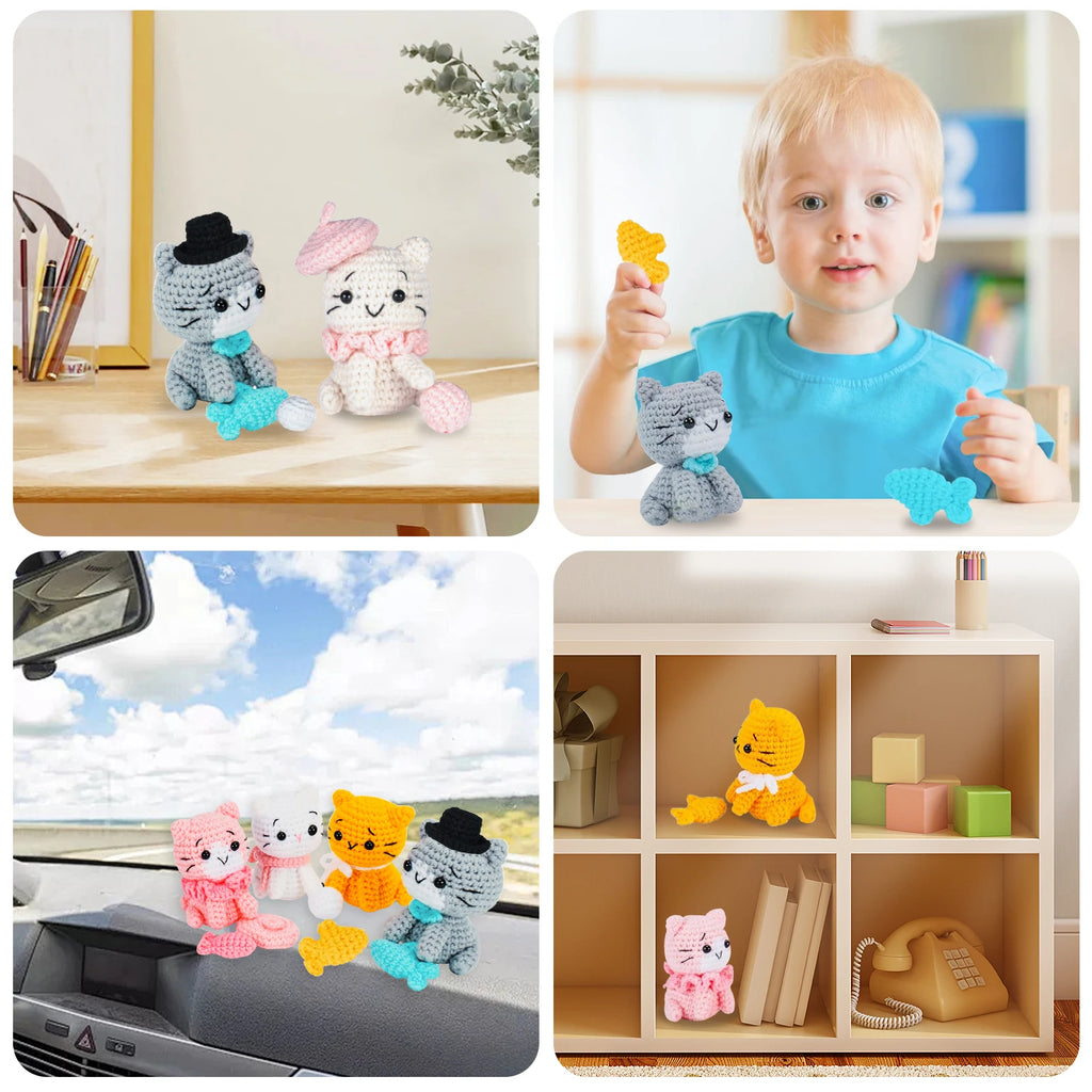 4Pcs Crochet Kit for Beginners