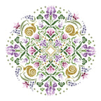 Iris pattern cross stitch kits