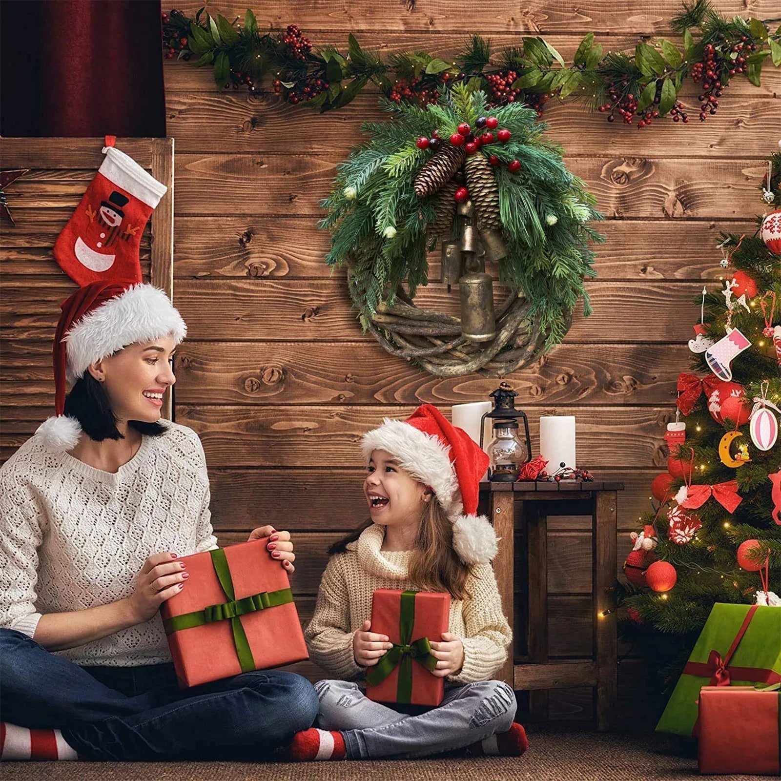 Christmas Wreath Bohemian Wind Wreath Bell