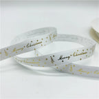 5yards/Lot 10mm Christmas Ribbon