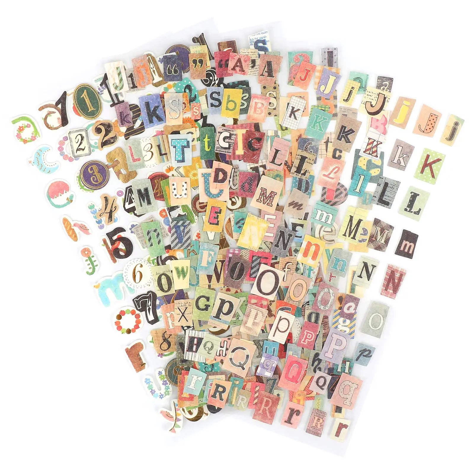 6 Sheet Stickers Graffiti Tape Adhesive Paper