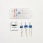 3Pcs/Set Double Needles Size 2/3/4mm And Wrinkled 9 Grooves Sewing Presser Foot