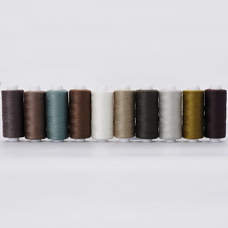 10 Rolls / Set Polyester 402 Sewing Thread