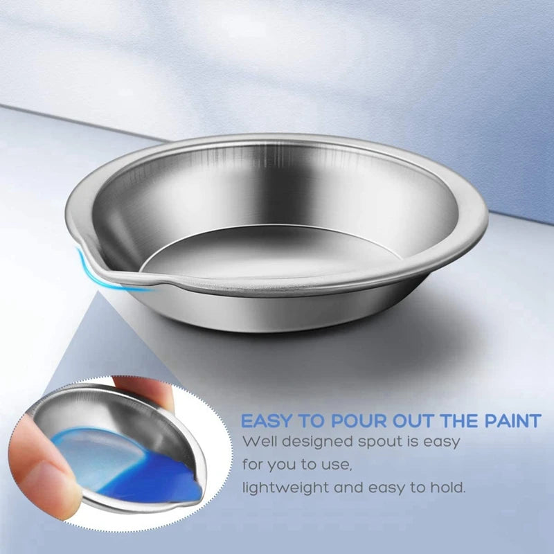 10/20Pcs Stainless Steel Artist Palette