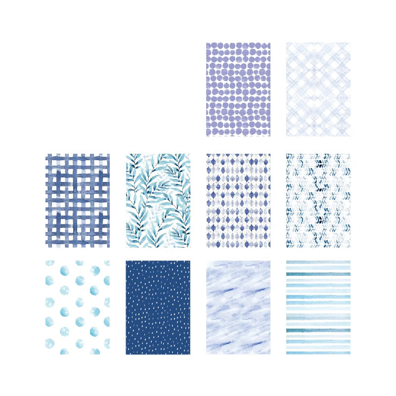 50 Pcs Kawaii Ins Paper Card Scrapbooking Paper Stationery