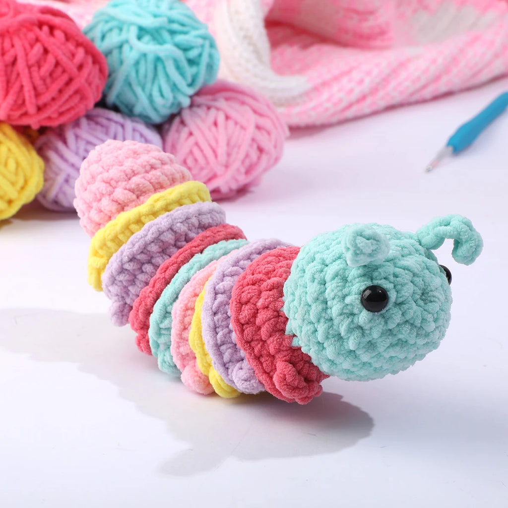Crochet Animal Caterpillar Kit