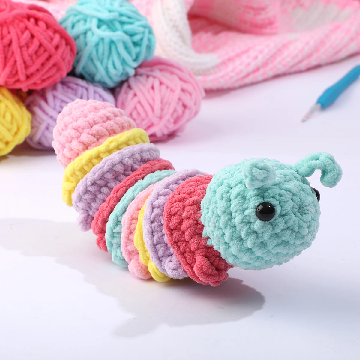 Crochet Animal Caterpillar Kit