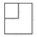 8-pcs tie dye gradient quilted fabric