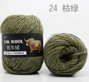 Yak 3-Strand Wool Yarn