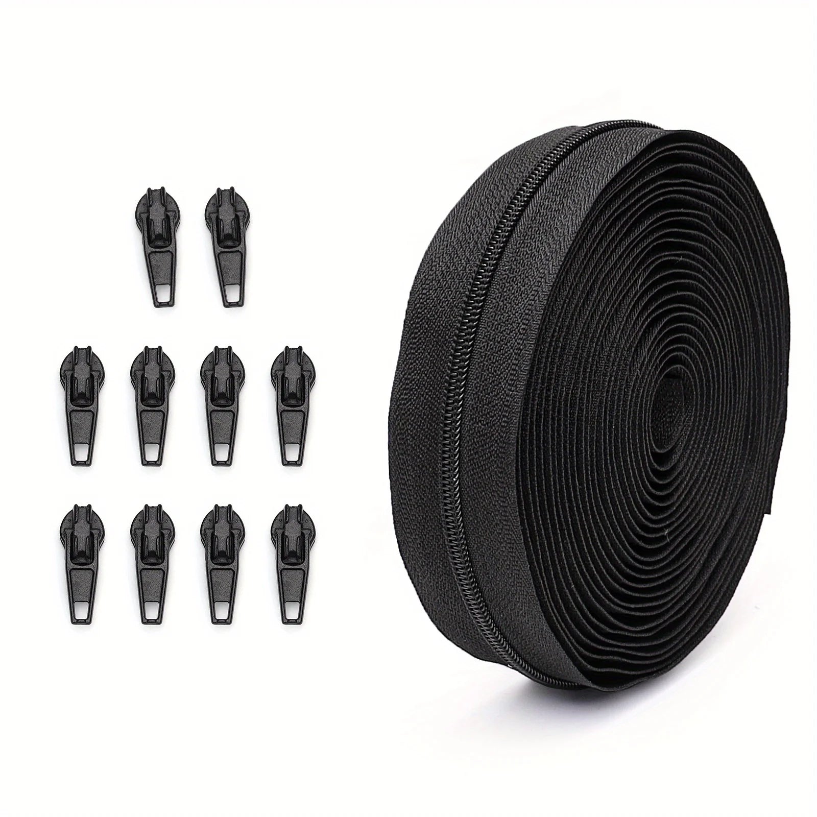 solid color nylon zipper